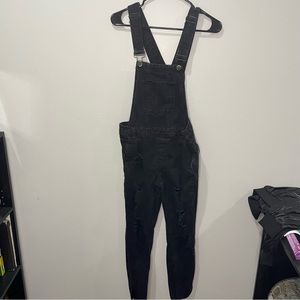 Dollhouse Overalls Black Distressed sz 11